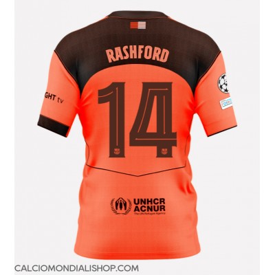 Maglie da calcio Barcelona Marcus Rashford #14 Terza Maglia 2025-26 Manica Corta Maglie da calcio Barcelona Marcus Rashford #14 Terza Maglia 2025-26 Manica Corta